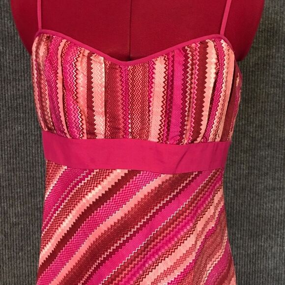 ANTONIO MELANI Pink Striped Dress - Picture 5 of 12